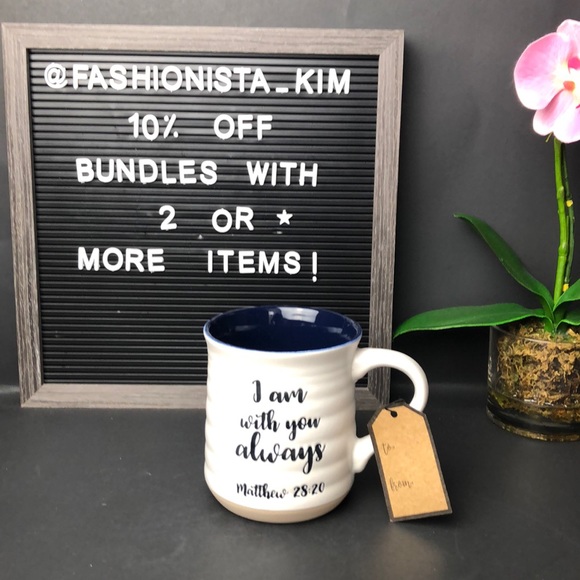 New “ I am with you always “ inspirational mug - Picture 3 of 8